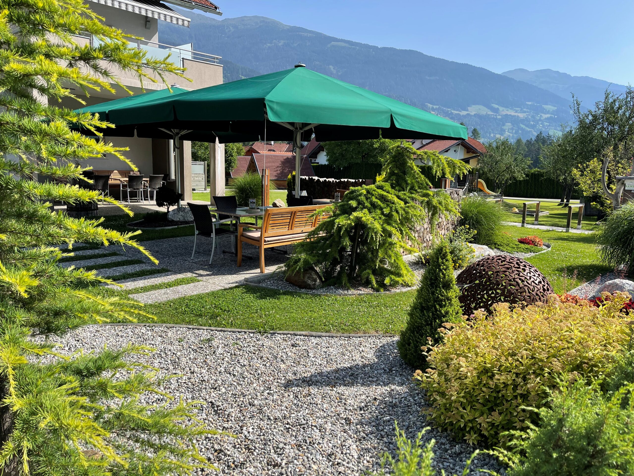 Mediterraner Garten der Radlerstation Sandhof